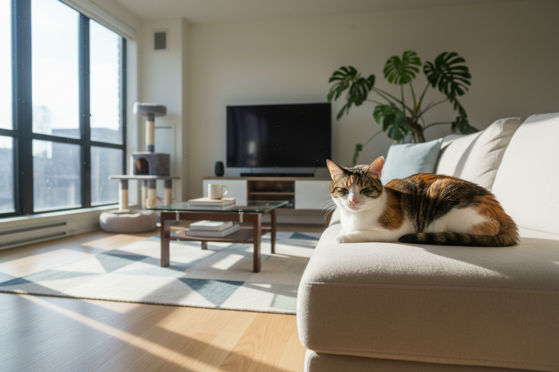 Comment transformer un petit appartement en paradis pour chat ?