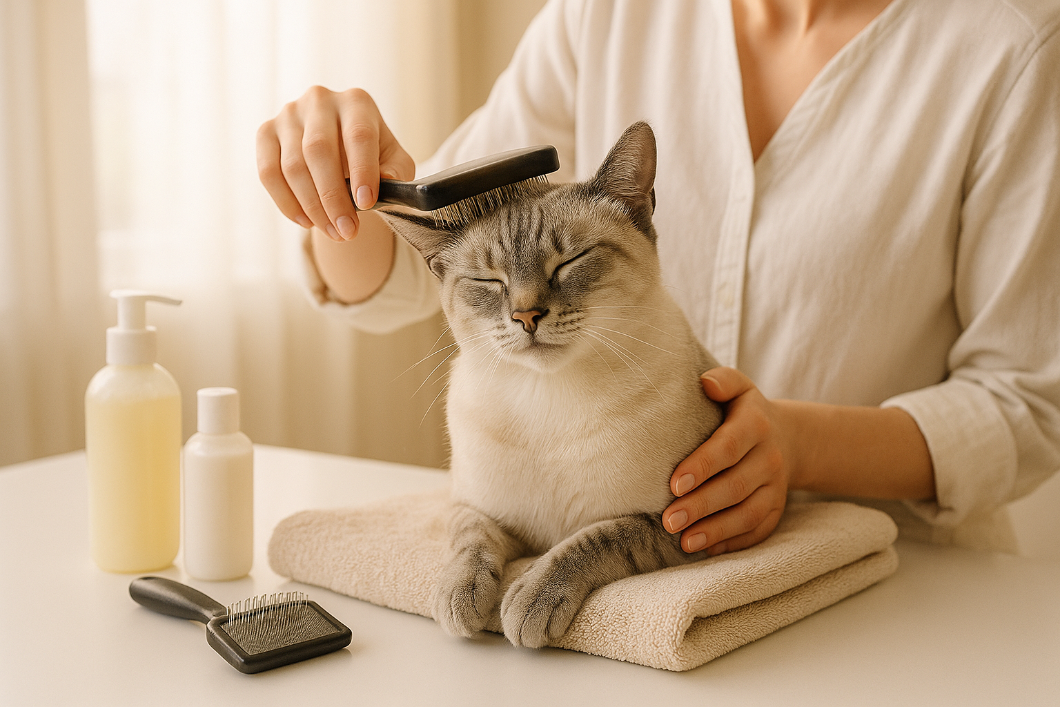 Hygiène et soins pour chats