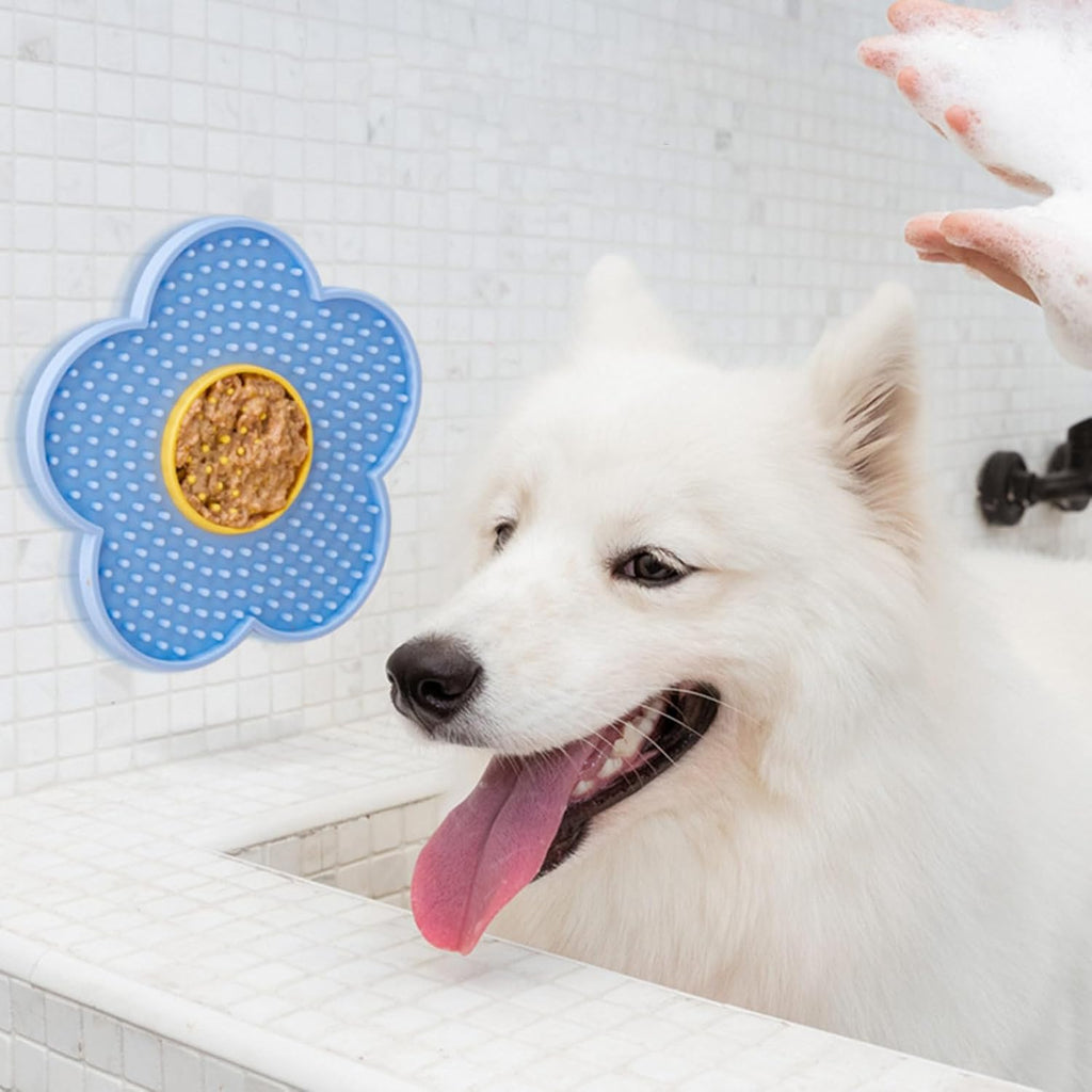 Tapis de léchage en silicone en forme de fleur pour chiens Paw Amour – Anti-stress & alimentation lente ⭐⭐⭐⭐⭐(10 avis)