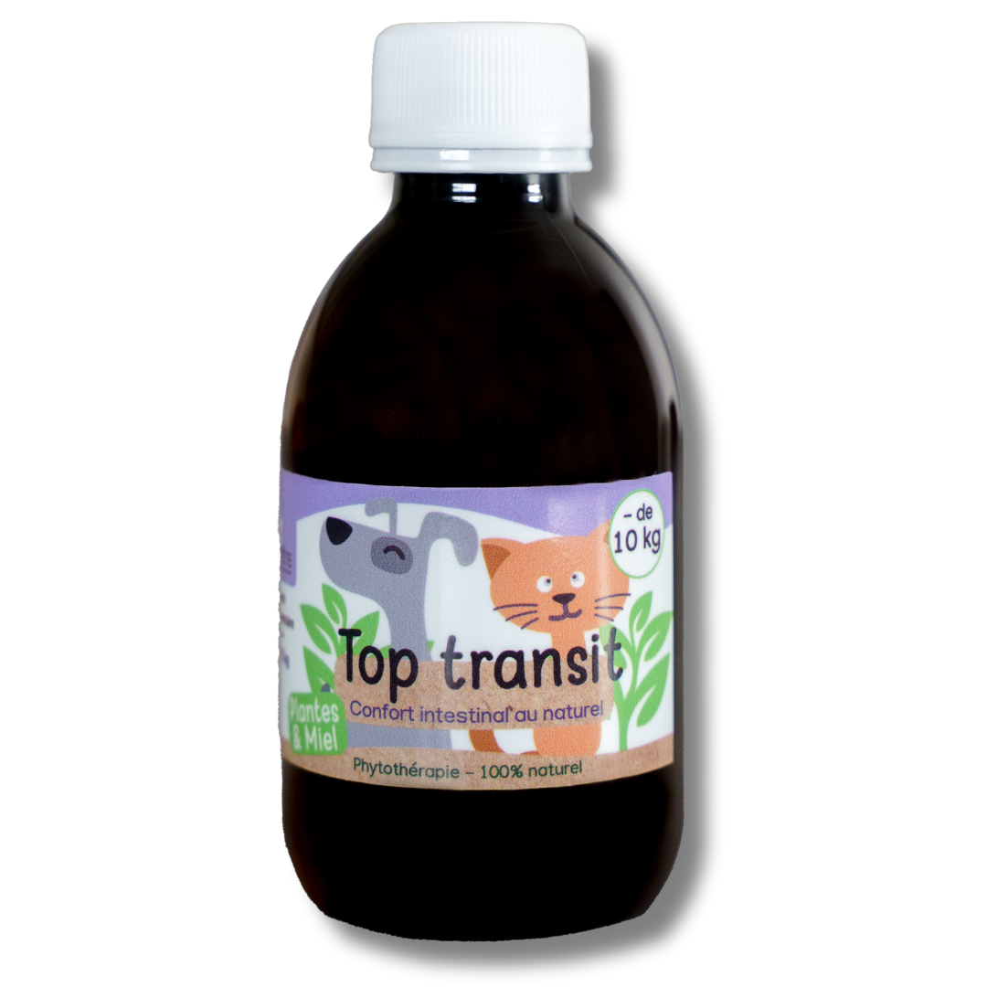 Sirop Naturel pour le transit 200mL - chiens et chats +10kg