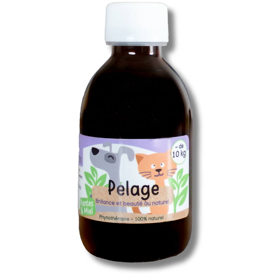 Sirop naturel pour le pelage - chiens et chats -10kg