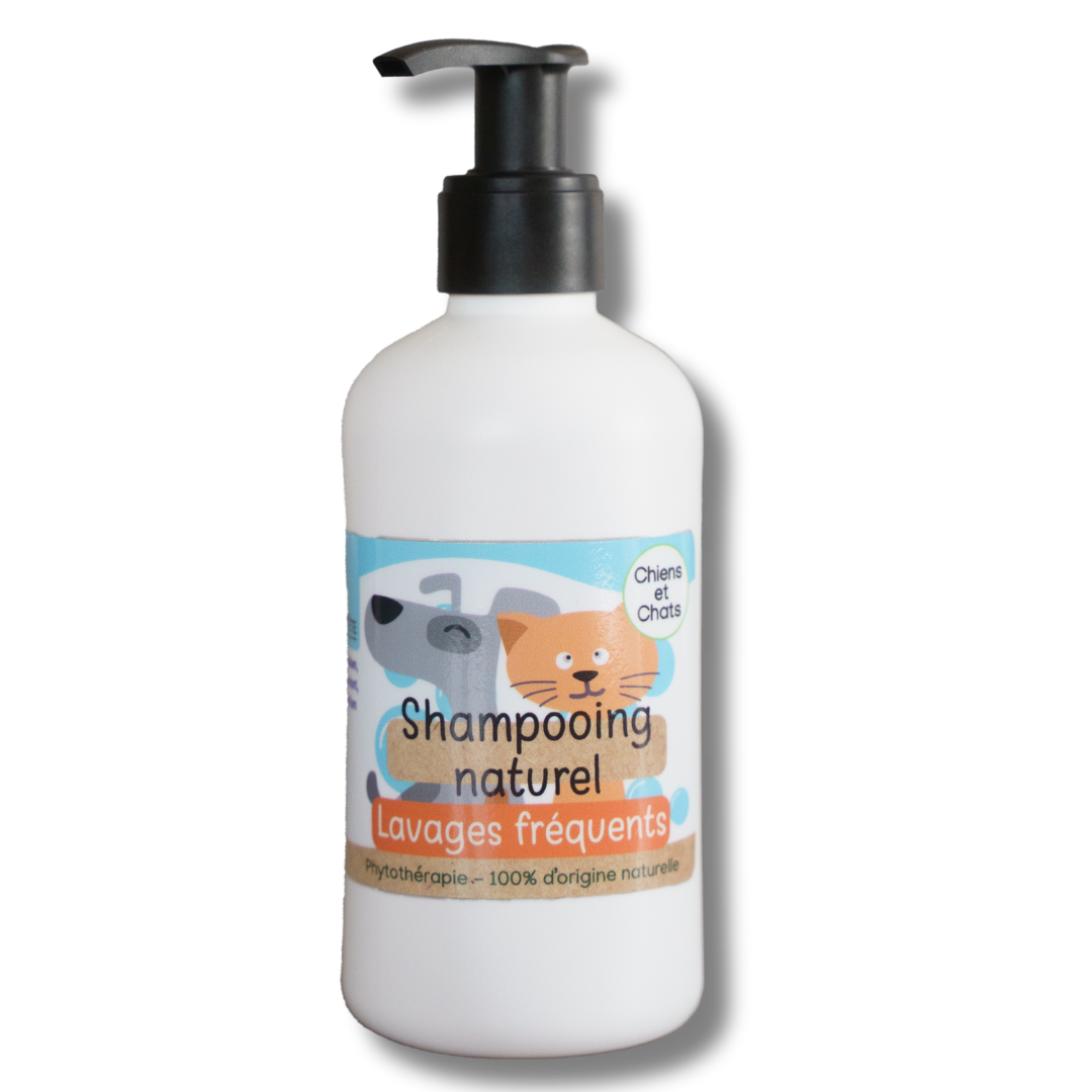 Shampooing naturel 250mL - lavage fréquent
