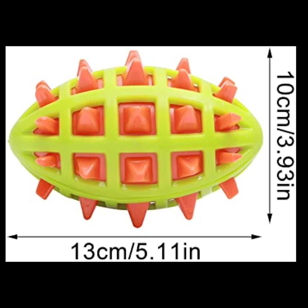 Balle à mâcher pour chien anti-stress avec son – Jouet indestructible et nettoyant dentaire