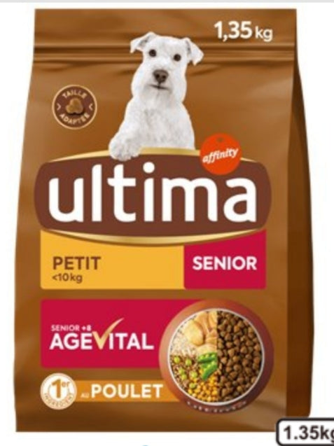Croquettes Ultima™ Petites Races – Nutrition Complète pour Chiens de Moins de 10 kg