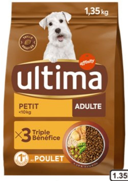 Croquettes Ultima™ Petites Races – Nutrition Complète pour Chiens de Moins de 10 kg