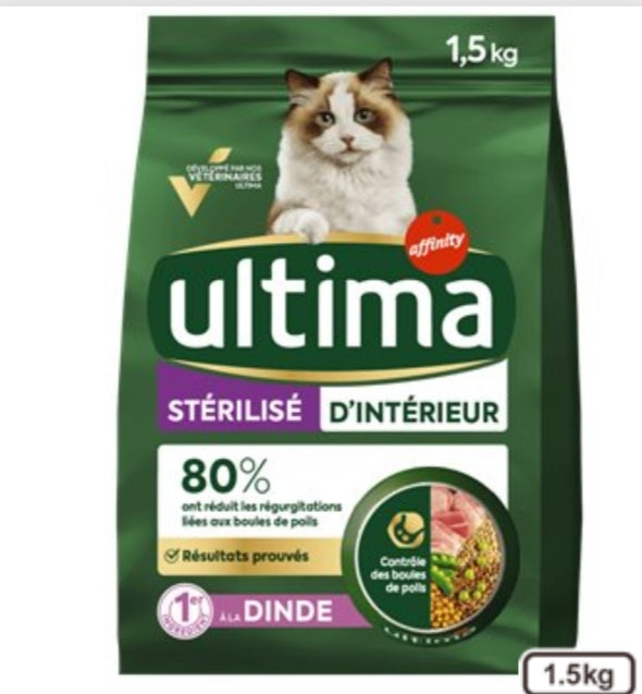 Croquettes Ultima™ – Nutrition Équilibrée & Saveurs Gourmandes pour Chat Heureux