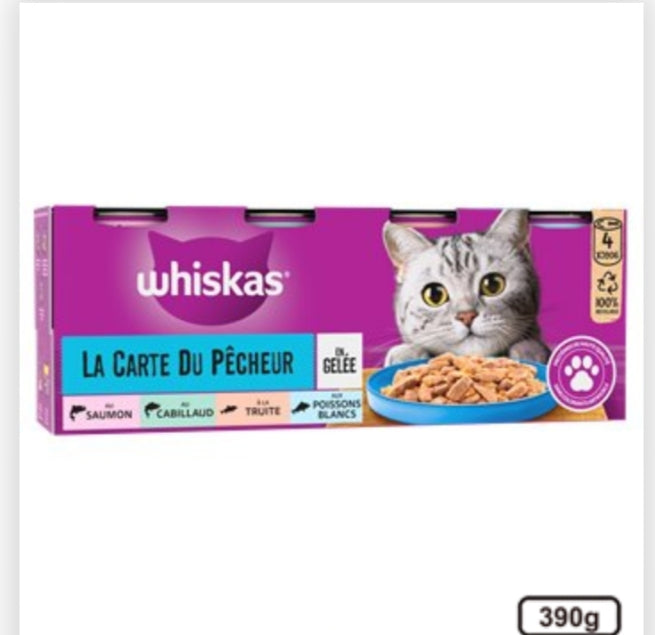 Pâtées Whiskas™ – Plaisir, Vitalité et Nutrition Complète pour Votre Chat