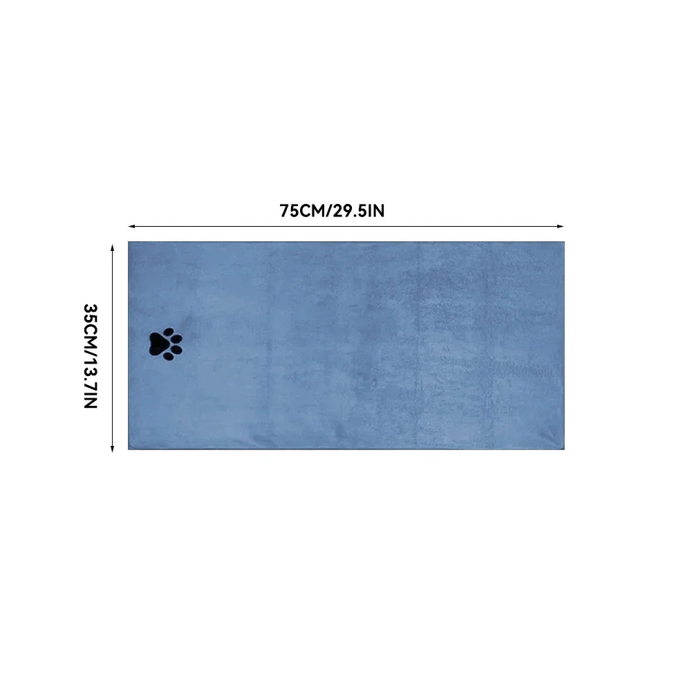 Serviette de Bain en Microfibre Ultra Douce pour Chiens – Séchage Rapide & Confort Absolu