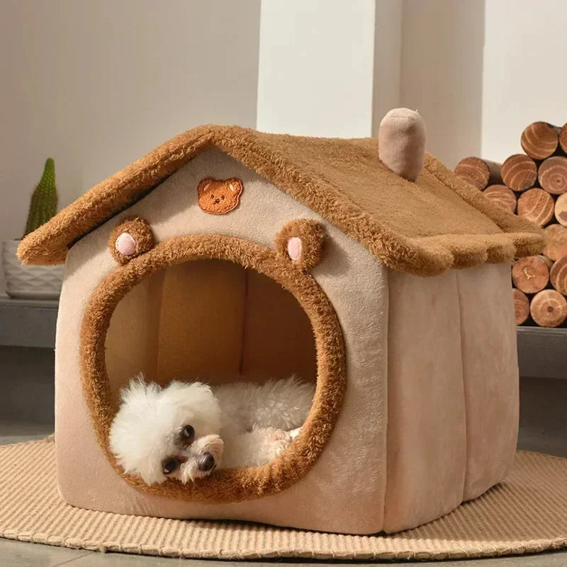Maison pliable sécurisant pour chiens de petite et moyenne taille