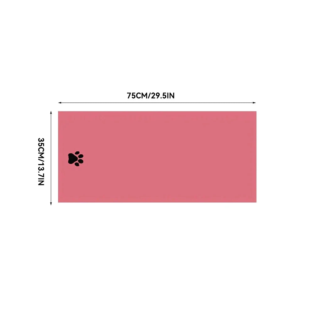 Serviette de Bain en Microfibre Ultra Douce pour Chiens – Séchage Rapide & Confort Absolu