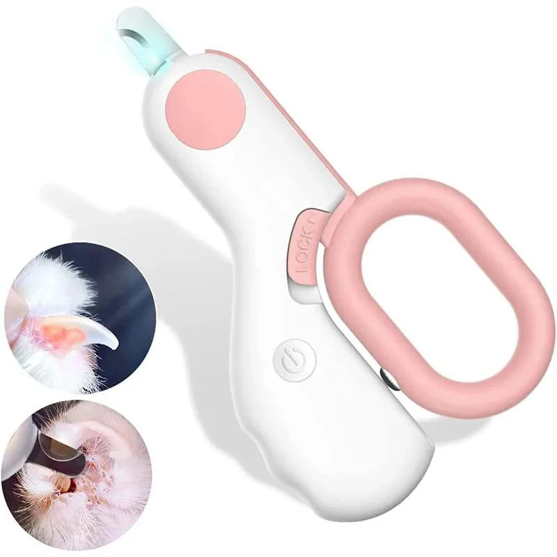 Coupe-Ongles à Lumière LED pour Chats – Précision & Sécurité