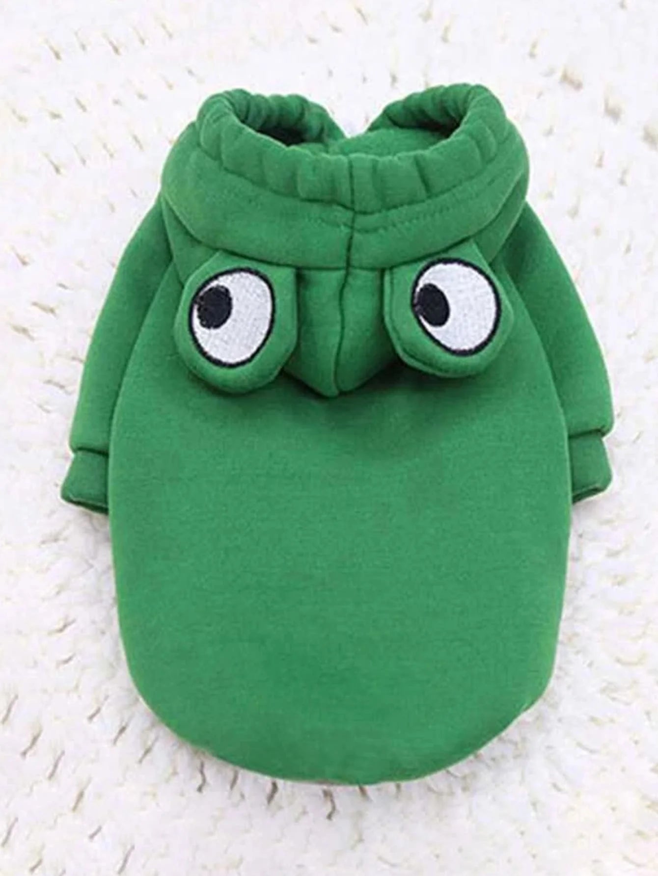 Pull Mignon Grenouille pour Chiens – Sweat à Capuche Vert pour Petits et Moyens Chiens – Confortable et Stylé