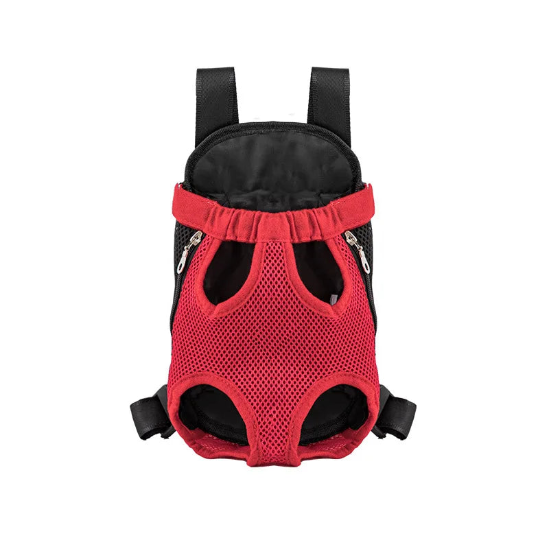 Sac à Dos de Transport Respirant pour Chien – Sac à Double Bretelles Portable et Ventilé – Idéal pour les Voyages et Sorties Extérieures