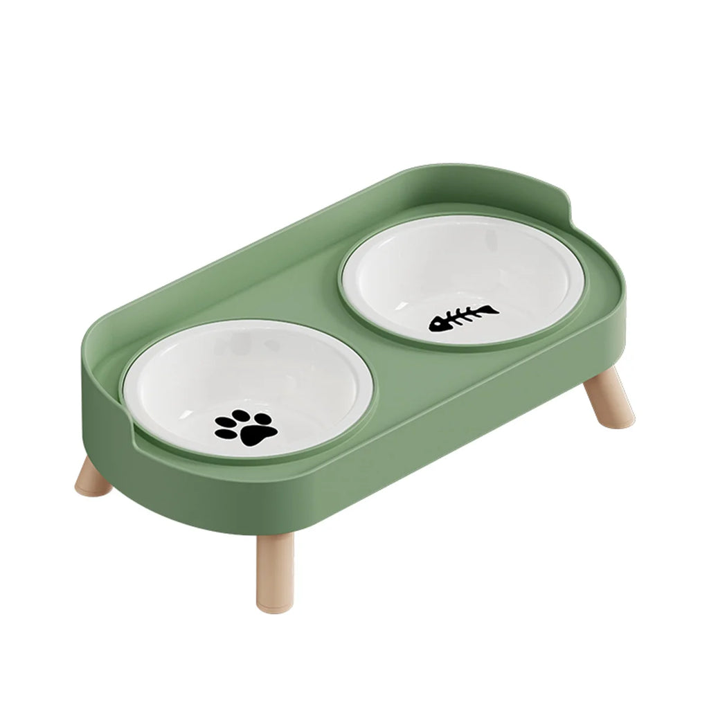 Double gamelle colorée pour chien – Acier inoxydable, grande capacité et design tendance