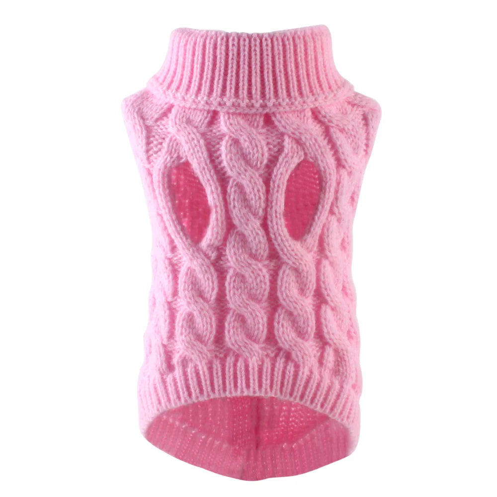 Pull Classique pour Petit Chien – Chandail Chaud d’Hiver pour Chihuahua, Yorkshire, Schnauzer et Autres Petits Chiens