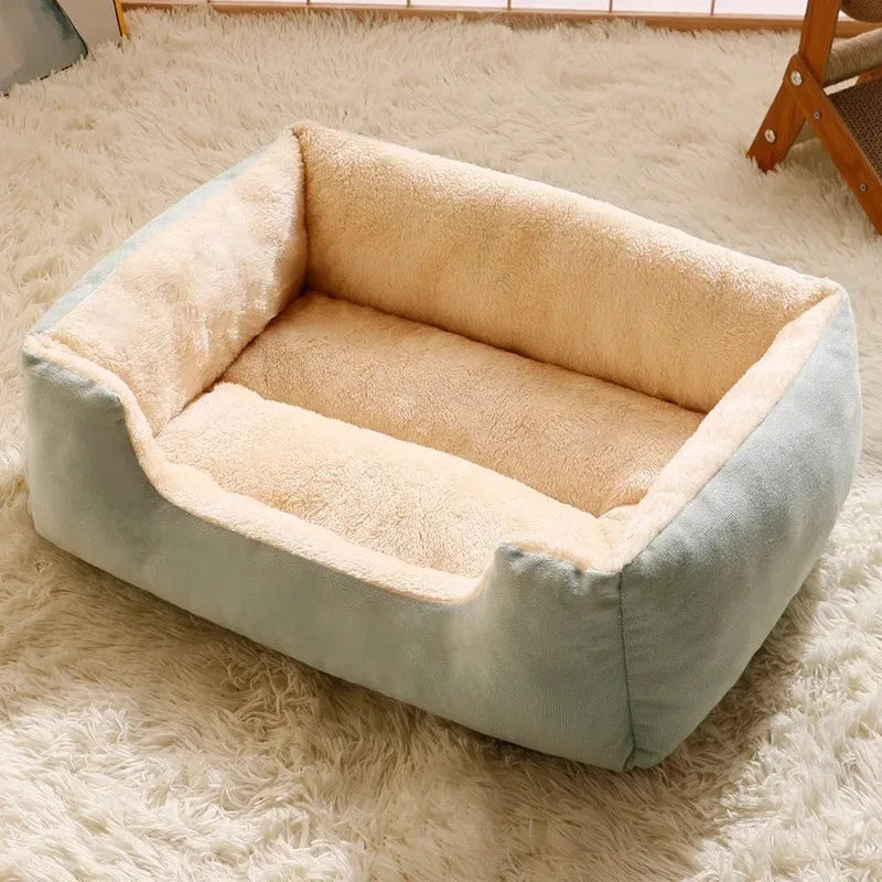 Lit pour chat – Panier douillet avec coussin confortable, accessoires et maison de repos pour petits animaux