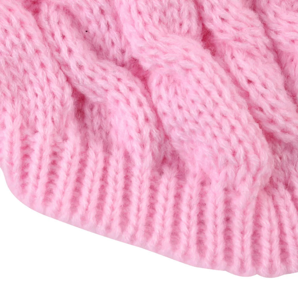 Pull Tricoté pour Petit Chien – Vêtement Mode Automne/Hiver pour Petits Animaux – Pull Chaud et Confortable à Motif Torsadé