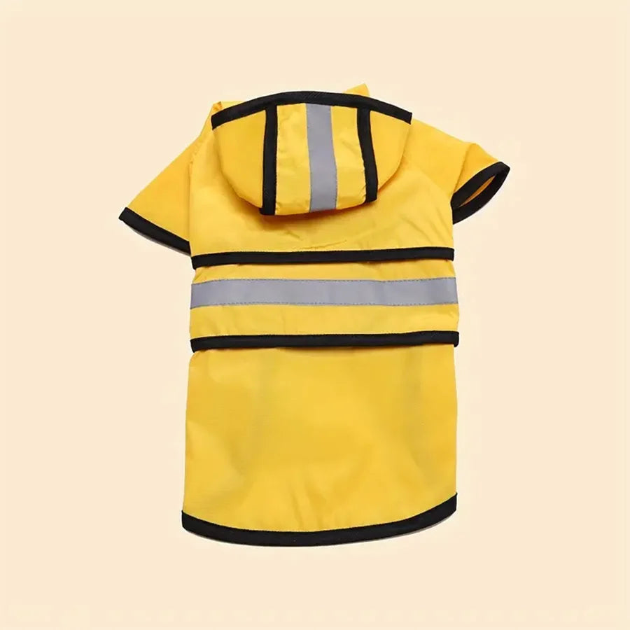 Imperméable Réglable pour Chien – Manteau Coupe-Vent et Étanche – Garde Votre Animal au Sec et Confortable