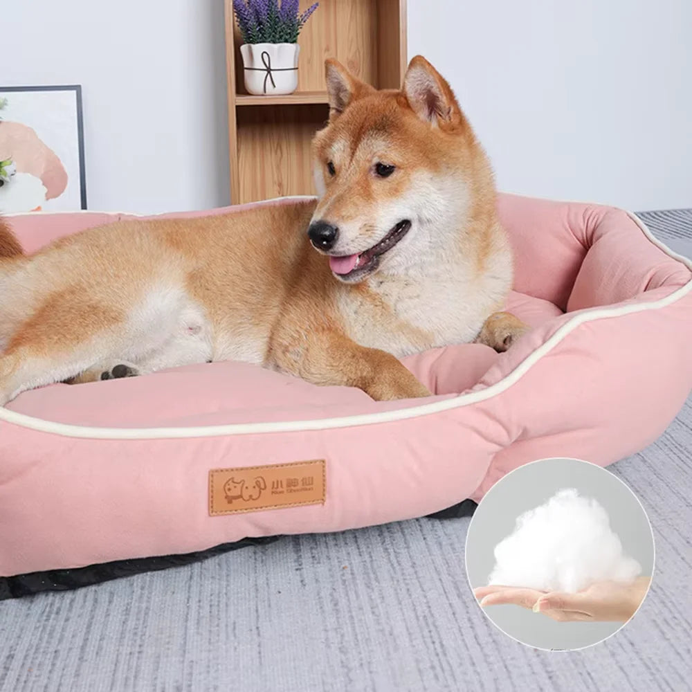 Canapé-lit pour chiens – Grand lit pour chien, tapis de couchage pour le bien être animal