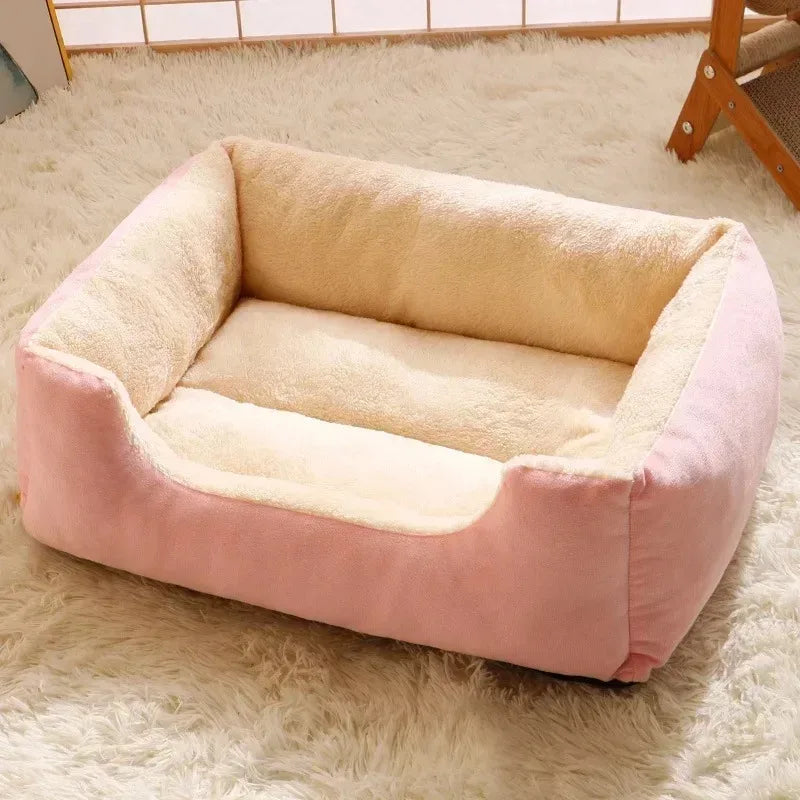Lit pour chat – Panier douillet avec coussin confortable, accessoires et maison de repos pour petits animaux