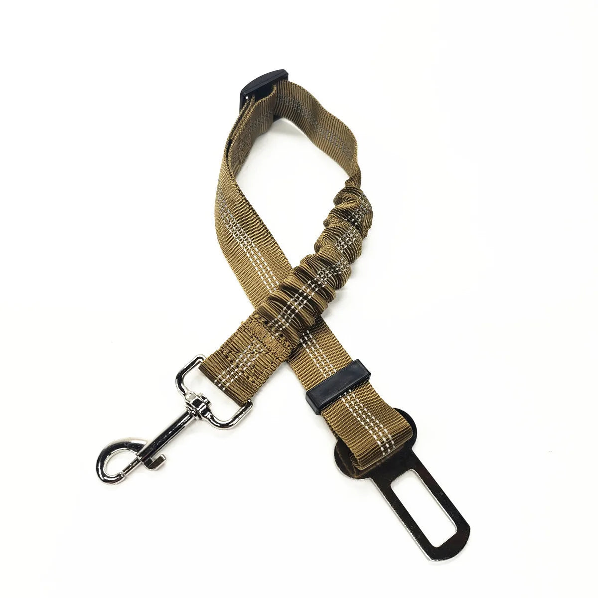Harnais de ceinture de sécurité ajustable, réfléchissant et élastique pour voyage en voiture