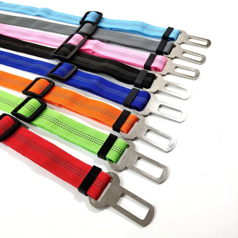 Harnais de ceinture de sécurité ajustable, réfléchissant et élastique pour voyage en voiture