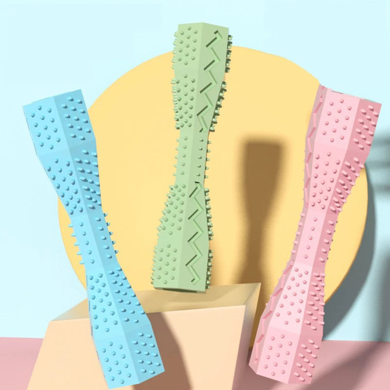 Bâton de nettoyage des dents à mâcher résistant aux morsures