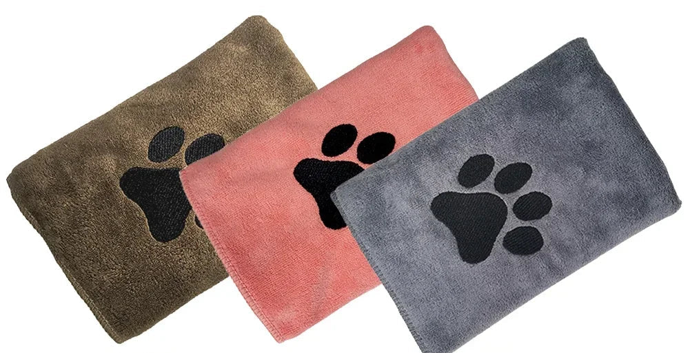Serviette de Bain en Microfibre Ultra Douce pour Chiens – Séchage Rapide & Confort Absolu