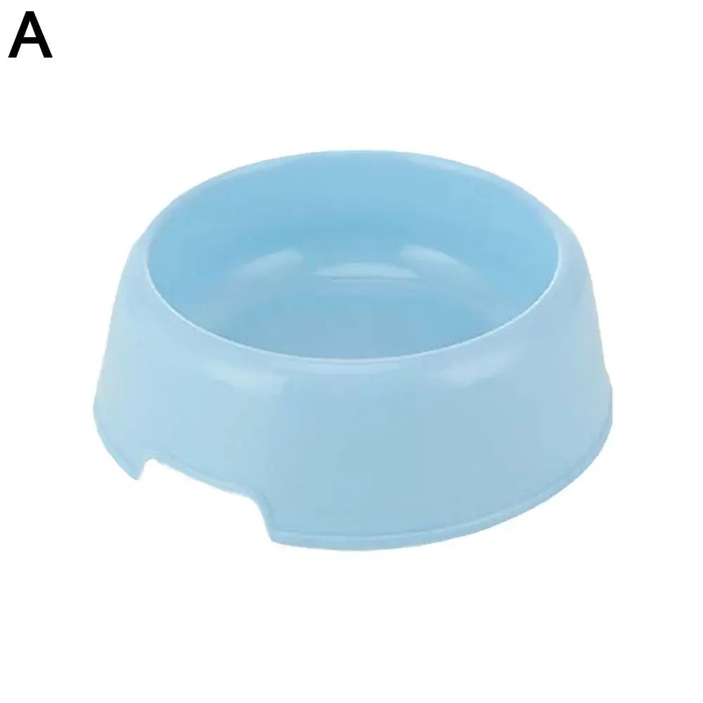Petite gamelle simple pour chien en plastique couleur bonbon