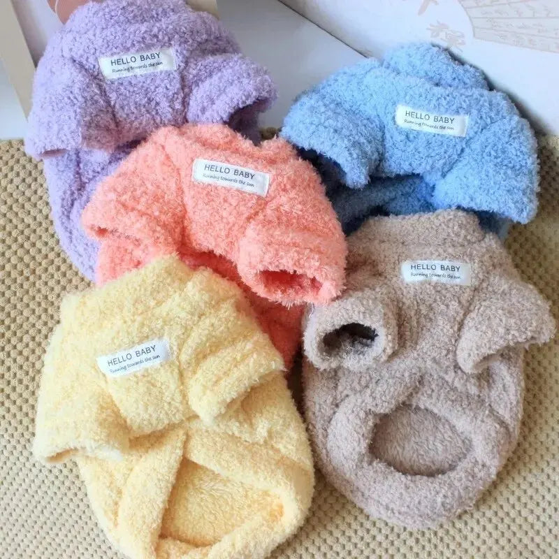 Manteau Chaud en Polaire Douce – Hiver Confortable pour Chats