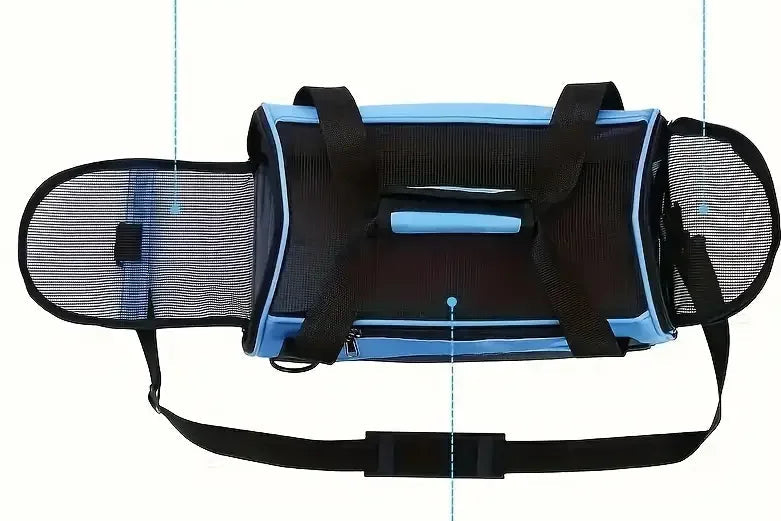 Sac de Transport Portable pour Chat – Sac Respirant en Maille pour Petits Animaux – Sac de Voyage et Sortie Extérieure