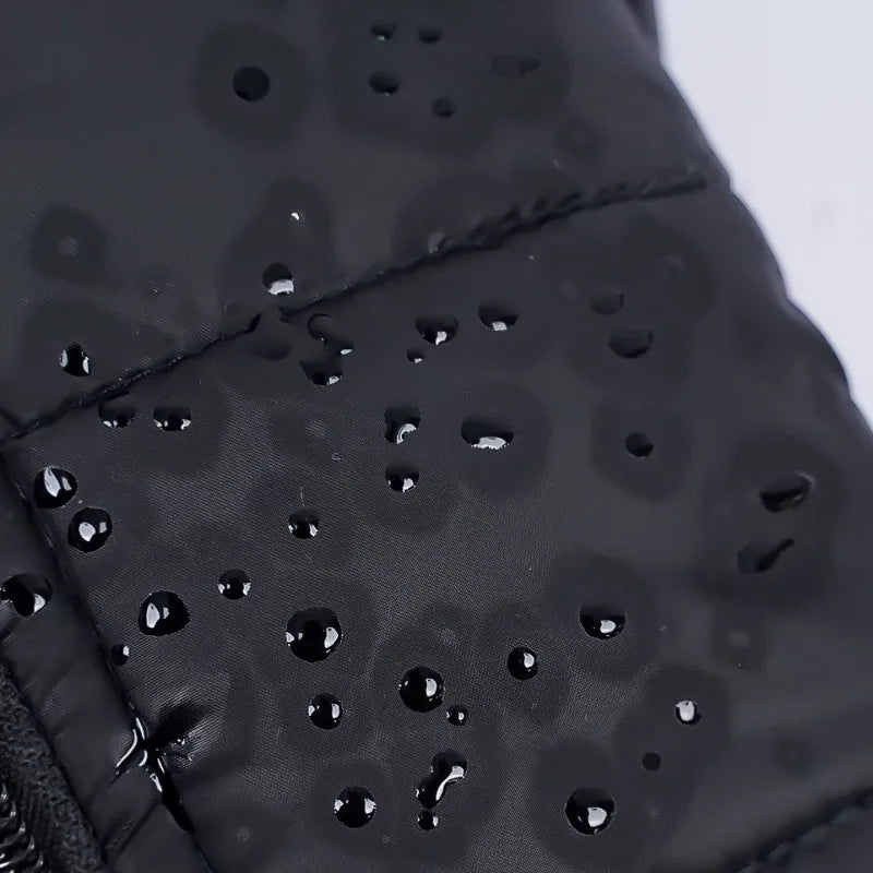 Vêtement Imperméable et Chaud pour Chien – Manteau/Veste d’Hiver Matelassée avec Fermeture Éclair – Tenue pour Petits, Moyens et Grands Chiens