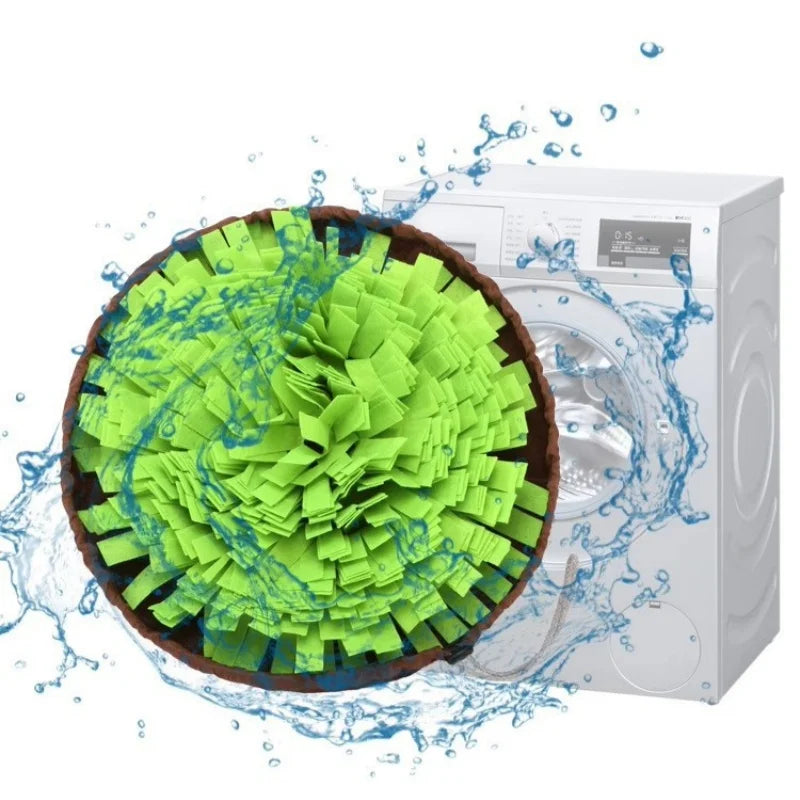 Tapis de reniflage lavable en feutre pliable - Jouet d'entraînement