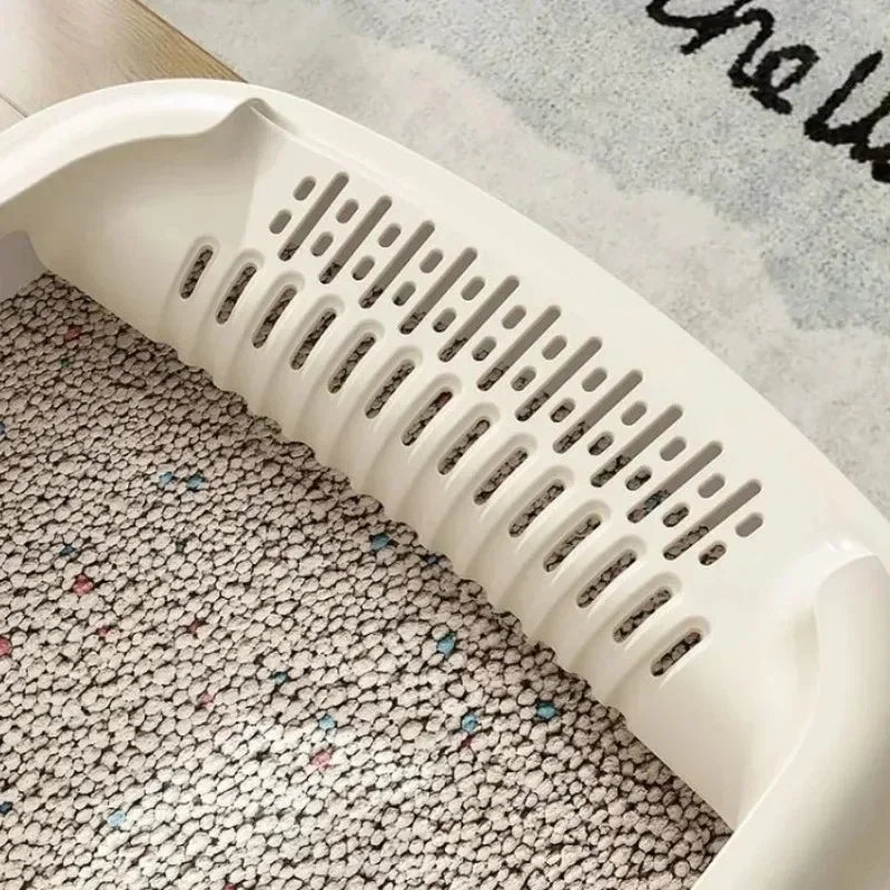 Bac à litière pour chat – Petite taille, toilette anti-éclaboussures idéale pour chatons et petits chats