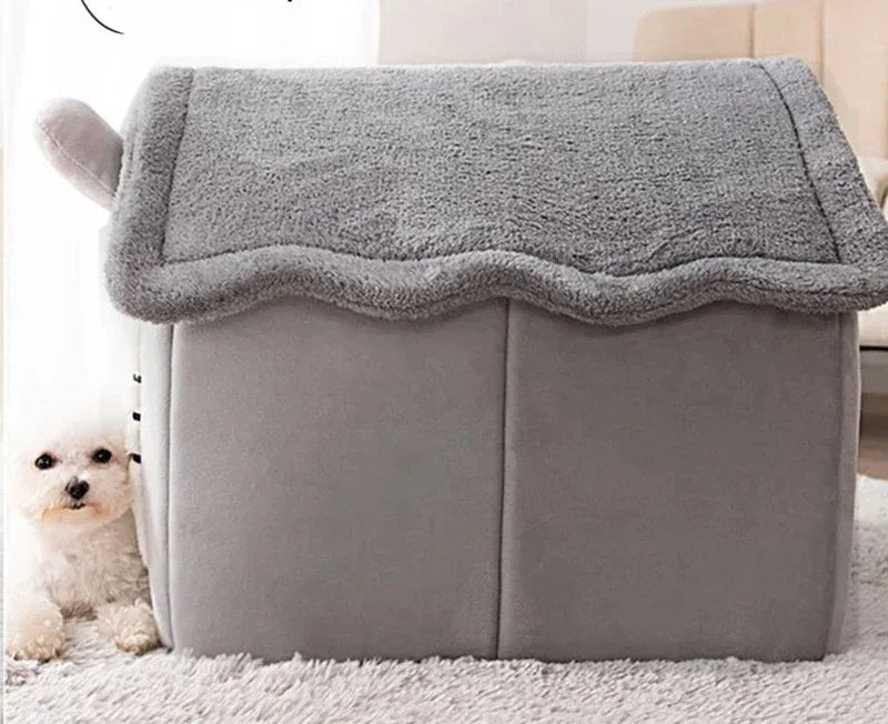 Maison pliable pour chat – Panier, matelas et niche d’hiver pour chats petits et moyens