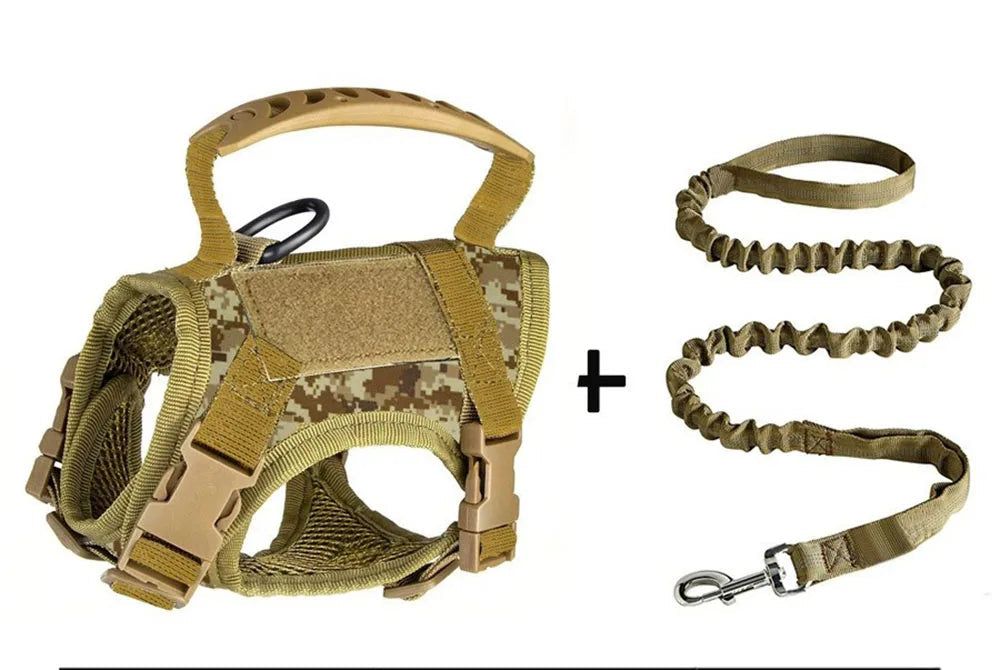 Harnais tactique pour chat – Gilet réglable en maille douce avec poignée, idéal pour grands chats