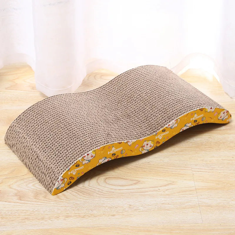 Griffoir pour Chat en Carton Ondulé – Tapis/Planche à Griffer Résistant pour Canapé, Coussin et Lit – Jouet et Protection Meubles