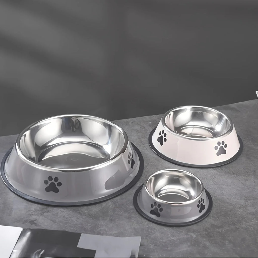 Gamelle en acier inoxydable pour chien – Antichute, durable et disponible en plusieurs tailles