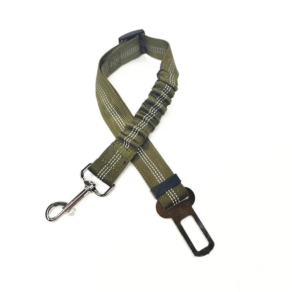 Harnais de ceinture de sécurité ajustable, réfléchissant et élastique pour voyage en voiture