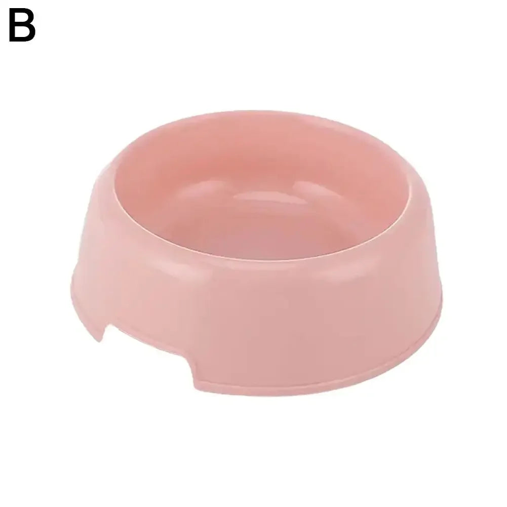 Petite gamelle simple pour chien en plastique couleur bonbon