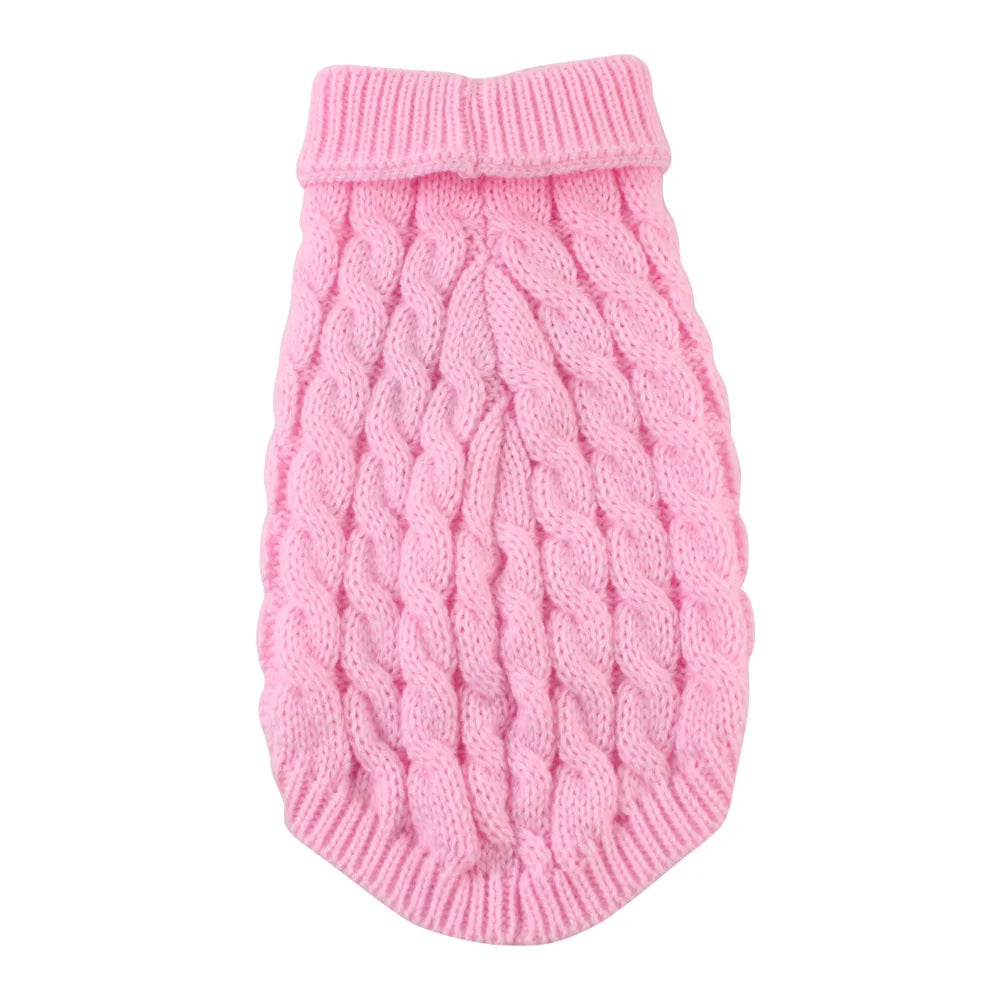 Pull Classique pour Petit Chien – Chandail Chaud d’Hiver pour Chihuahua, Yorkshire, Schnauzer et Autres Petits Chiens