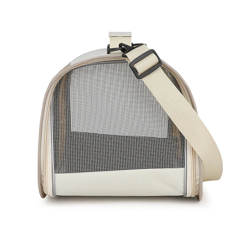 Sac de Transport Portable pour Chat  – Sac Pliable Respirant à Bandoulière – Idéal pour Voyages et Sorties en Extérieur