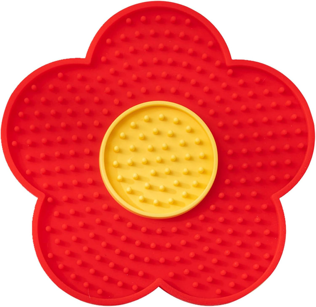 Tapis de léchage en silicone en forme de fleur pour chiens Paw Amour – Anti-stress & alimentation lente ⭐⭐⭐⭐⭐(10 avis)